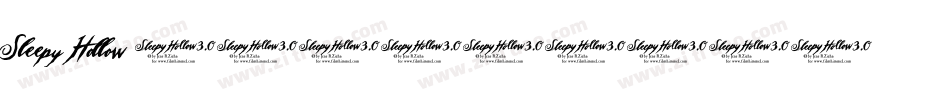 Sleepy Hollow 3.0字体转换